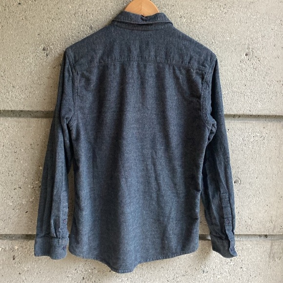 RVCA Mens Flannel Button Shirt - Picture 5 of 7